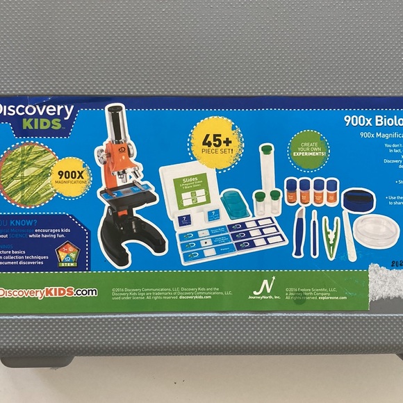Discovery Kids 900x Biological Microscope With Carry Case - Picture 5 of 8